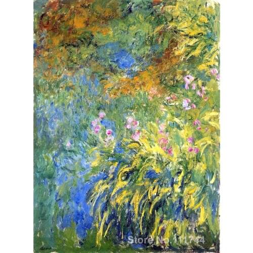 Online art gallery Irises VI Claude Monet Landscape paintings Hand painted High quality