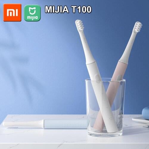 Original Xiaomi Mijia T100 Mi Smart Electric Toothbrush Xiaomi Sonic Toothbrush Whitening Oral Care With Brush Head