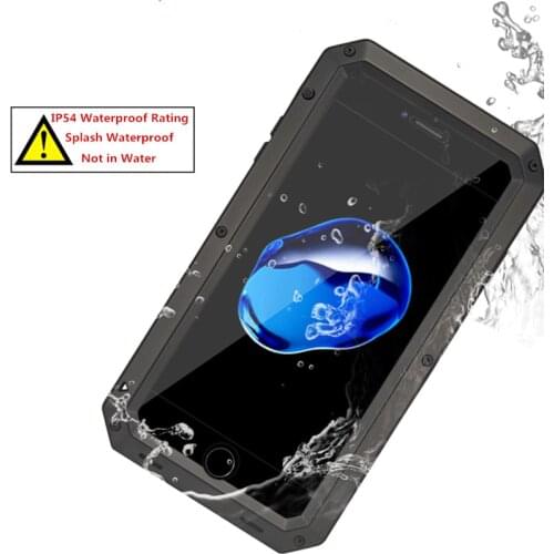 For IPhone 7 Case iPhone 6 6S PLUS 5 5S 8 Shockproof Carbon Fiber Aluminum Metal Armor Silicone Case For IPhone X XS XR XS MAX