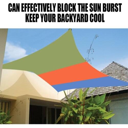 Heat-insulating Shading Net High-quality Camping Beach Blanket Waterproof UV Protection Sun Awning Outdoor Garden Sun Shade Sail
