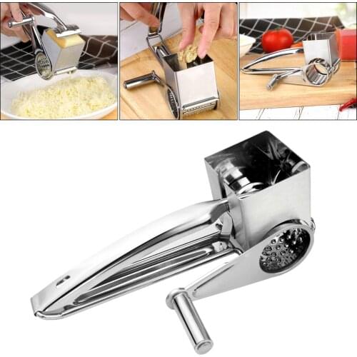 Stainless Steel Cheese Grater Peanut Chocolate Ginger Crusher Mill Tool