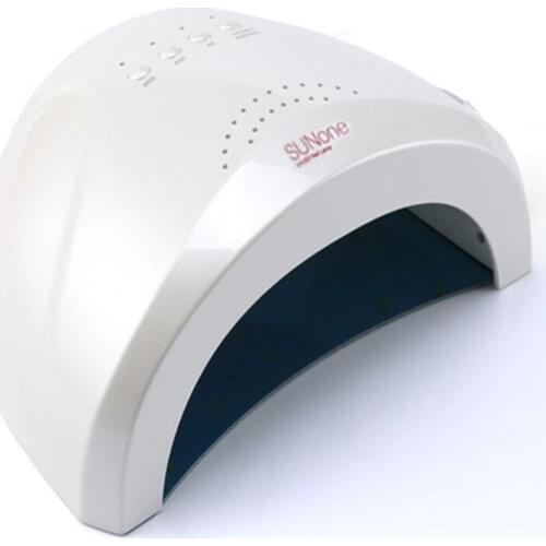 48W White Light UV Lamp Nail Dryer Fingernail & Toenail Polish Gel Curing Fast Drying SUNone Nail Art Dryer Manicure Tools