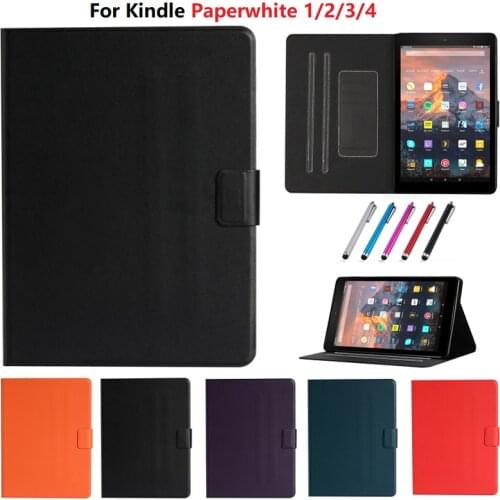 Smart Slim E-book Folding Tablet Case for Amazon Kindle Paperwhite 1 2 3 4 Cover 2018 10 Generation Shell Ebook Protector Case