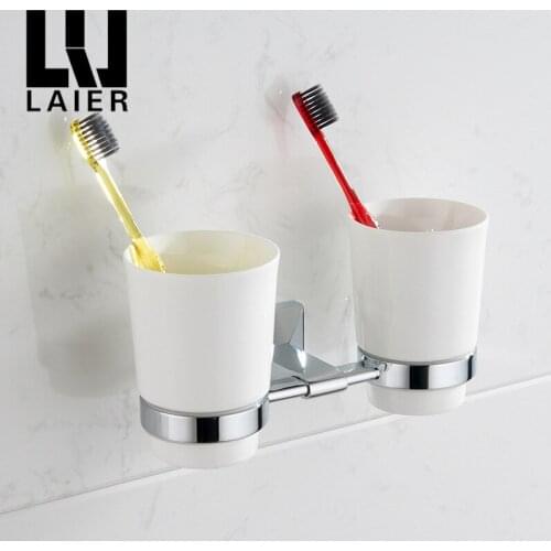 Vidric All-copper couple toothbrush holder toothbrush holder cup holder Tumbler Set brush cup wash cup holder wall bis