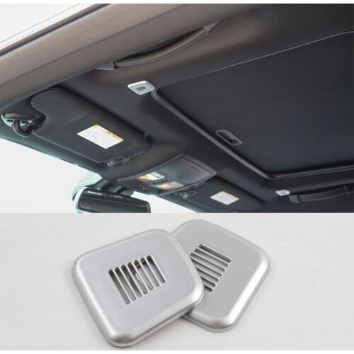 For Dodge Challenger 2015+ Car Roof Micro Speaker Decoration Cover Stickers Car Styling Moldings