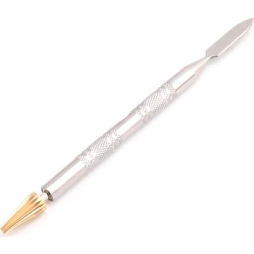 Dual Head Leather Edge Oil Gluing Dye Pen Applicator Speedy Paint Roller Tool E56C