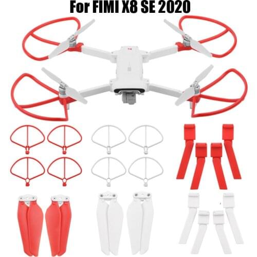 FIMI X8 SE 2020 Propeller Landing Gear Legs Props Guard Lens Cover Drone Protector for XiaoMi FIMI X8SE 2020 Repair Spare Parts
