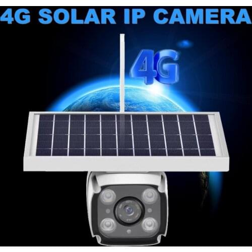 DHL FREE YN88 4G SIM Card Solar Powered IP Camera Wireless Built-in battery HD 1080P Waterproof infrared Security CCTV Camera