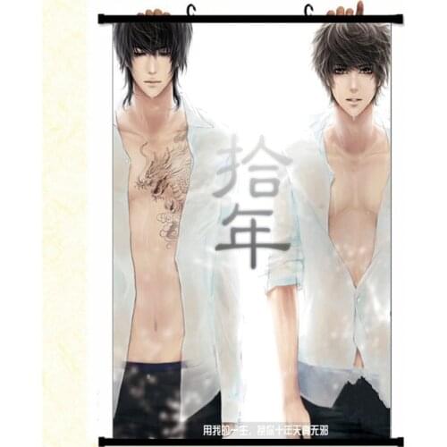 Japanese Anime Scroll Poster The Lost Tomb Wall Scroll Mural Poster Wall Hanging Poster Home Decor Collection Scroll painting