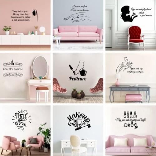 Hot manicure Environmental Protection Vinyl Stickers For Kids Room Living Room Home Decor Wall Decal Home Decor