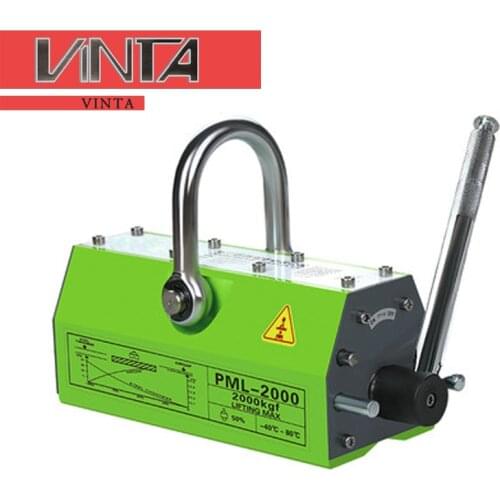 BIG Sales CNC PML Series PML-2000 electro manual permanent magnetic lifter transportation steel plate lifting magnet for crane