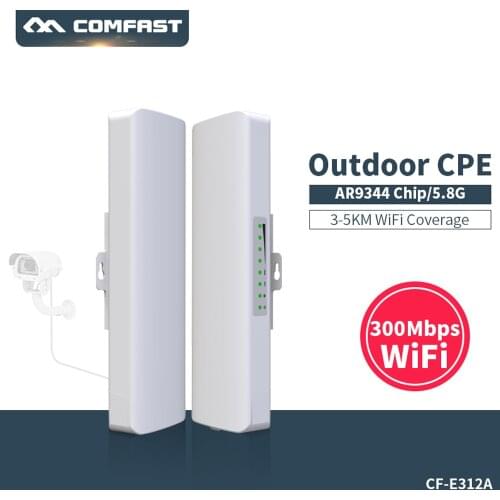 COMFAST CPE Router 300Mbps 5.8Ghz outdoor Access Point AP router repeater for long range wifi transmission wireless bridge CPE