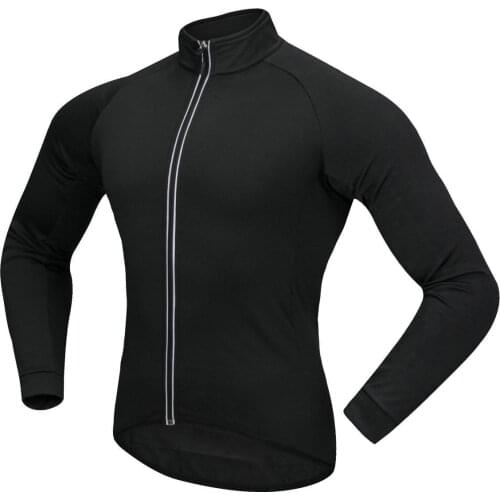 Men Black Breathable Bicycle Jerseys 2021 Spring Cycling Shirts New Long Sleeve MTB Mountain Bicycle Wear Road Clothing