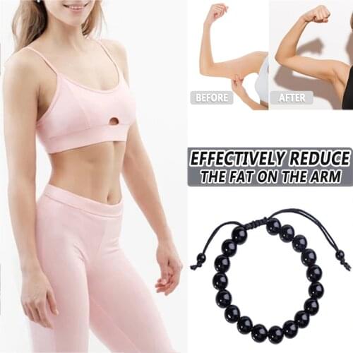 Personalized Obsidian Bracelet Handmade Beaded Bracelet Adjustable Length Bangle Great Gifts for Men