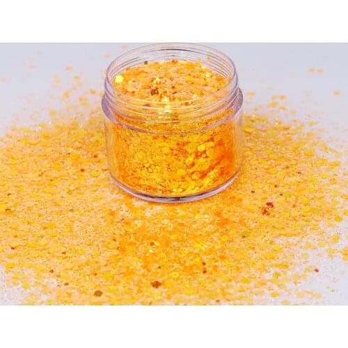 Multicolor Goblin Hitomi Fluorescent Glitter Nail Sequins Super-shine Color Glitter Acrylic Paint Beauty Finger Art Accessories