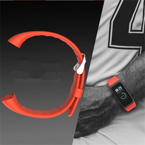 NEW Fashion Sport Silicone Wrist Straps Buckle Bracelet Waterproof smart Watch Band Wrist Bands for Midong Huami Amazfit COR 2