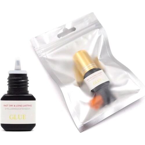 Most Powerful Glue for Eyelash Extension 1s Fast Dry 5ml Black Lashes Glue Long Lasting 6~7 weeks
