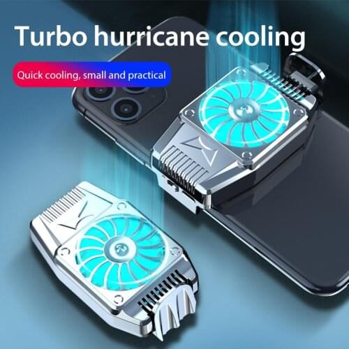Smart Phone Radiator Universal Fast Cooler Fan for iPhone 11 Samsung Huawei USB Power Mute Heat Reducer Phone Holder Fan Bracket