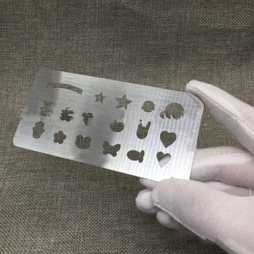 1pcs Geometric Stamping Nail Art Hollow Out Templates Stencil 12*6cm DIY Simple Pattern Reusable Stamp Plates Manicure Tools #K9