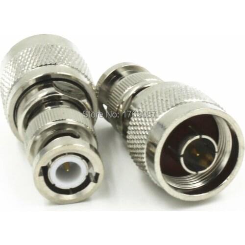 10PCS N Male Plug to BNC Male Plug RF Coaxial Adapter Connector
