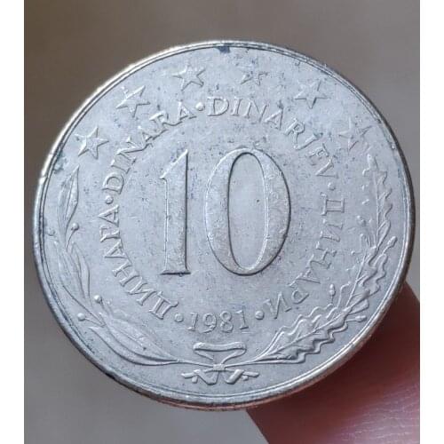 Yugoslavia10 Dinar30mm Coins Eu Edition Europe 100% Real Original Used Coin Old Random Year