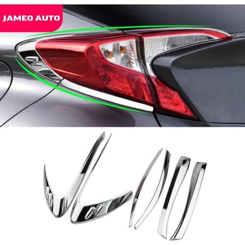 Jameo Auto Car Styling Accessories for Toyota CHR C-HR 2016 - 2020 Rear Lights Tail Headlight Lamp Protector Sticker Cover