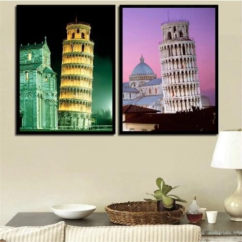 Diamond Painting Italy Leaning Tower Of Pisa Travel Full Drill Cross Stitch Mosaic Landscape DIY Picture Embroidery Home Decor