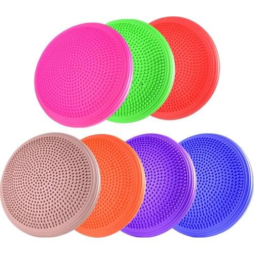 Large Size 34cm PVC Yoga massage cushion mat balancing wheel cushiest pad riot thickening yoga balancing Balance