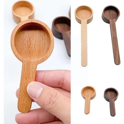 Walnut Wooden Measuring Spoon Scoop Coffee Beans Bar Kitchen Tools Measuring Cup Baking Home For Kitchen Measuring Tool E1M5