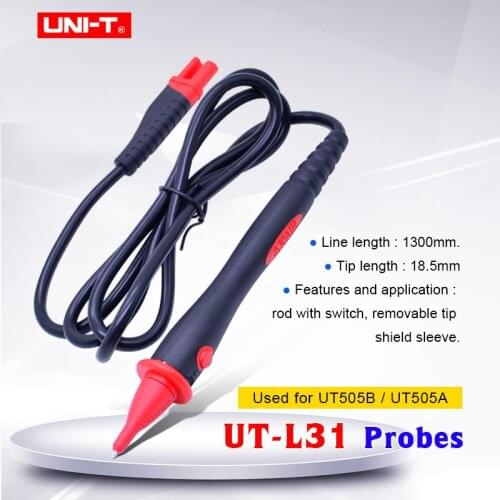 UNI-T UT-L31 Rod with switch Insulation Test leads;remote controlled probe Test Pen; Applies To UT505A UT505B Remote Test Lead