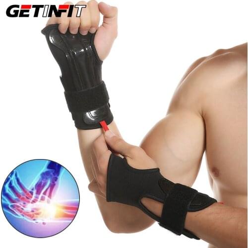 Getinfit 1PCS Wrist Support Breathable Adjustable Hand Wristbands Brace Training Carpal Belt Sport Unisex Pain Relief Wrist Band