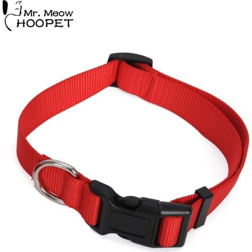 Hoopet Pet Dog Collar Harness Cat Leash Puppy Cat Collars Adjustable Collar For Small Medium Large Dogs