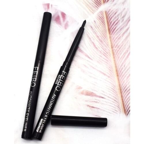 FEIBO Eyeliner Pen Automatic Self-adhesive Glue-free Magnetic-free For False Eyelashes Waterproof No Blooming Eye Liner Pencil