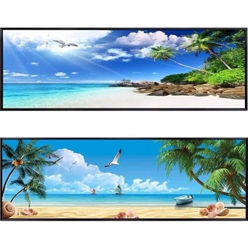 Natural Landscape Canvas Painting Sea View Beach Art Posters and Prints Print Mural Pictures Living Room Home Wall Decoration