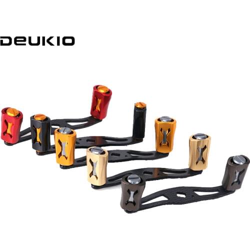 DEUKIO Fishing Reel Double Rocker Arm Grip Pill Baitcast Reel Bait Casting All Metal DIY Modification Grip For Shimano Daiwa ABU