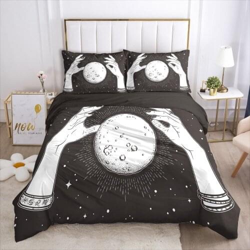 3D Magic Bedding set Duvet cover set Quilt covers Comforter case Pillowcase King Queen Double Twin Size Bed Linens Home Textile