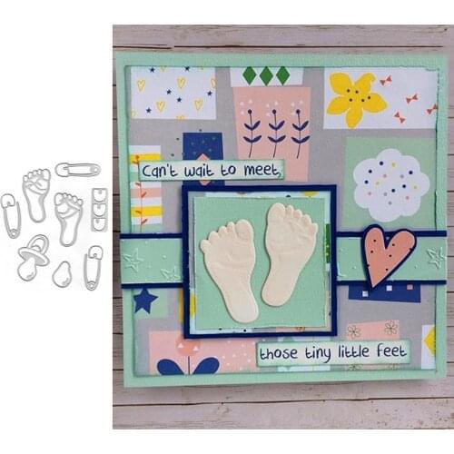 Footprint Metal Cutting Dies for Scrapbooking Paper Craft Embossing Die Card Making Stencils New 2019