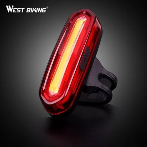 MTB Rear Bike Light Bicycle Taillight Bycycle Bycicle Tail Light LED Rechargeable USB Fiets Lamp Cycling Back Cycle Lights LED