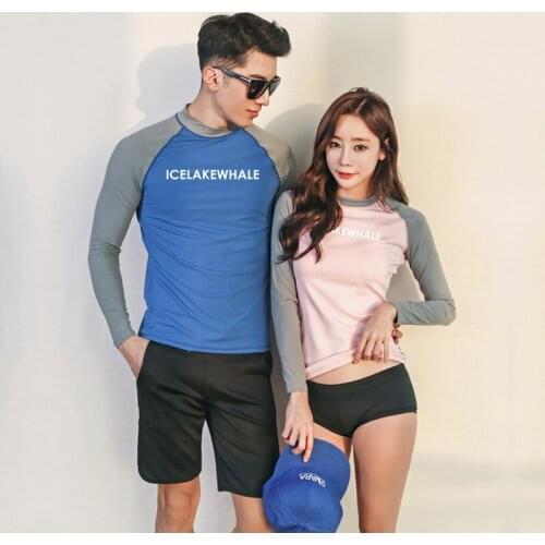 Womens Men Rash Guard Long Sleeve Swim Shirt UPF 50+ Surf Dive Snorkeling Yoga Running Jogging Suits Sun UV Protection Tracksuit