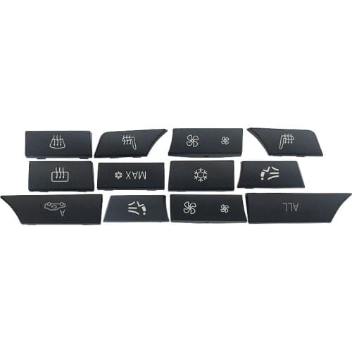 F18 auto air conditioning key repair kit key cap 1 set of 12 buttons for BMW 5 series 6 series F18 OEM 61319313923