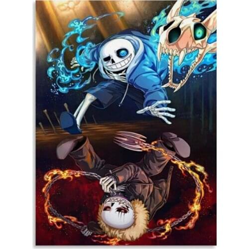 Undertale DIY Embroidery Cross Stitch 11CT Kits Craft Needlework Set Printed Canvas Cotton Thread Home Decoration New Sale