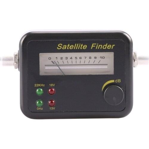 NEW Plastic Black Mini Digital LCD Display Satellite Signal Finder Meter Tester With Excellent Sensitivity Satellite TV Receiver