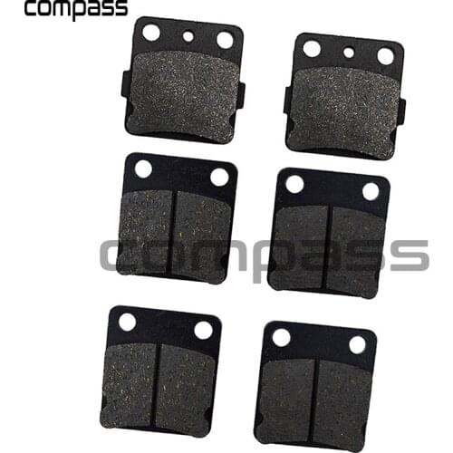 Motorcycle Front Rear Brake Pads for Yamaha YFM125 YFM125R YFM 125 Raptor 2011-2013 / YFS 200 Blaster YFS200 2003-2006