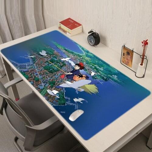 Castle in the Sky Mousepad Hot Pad Computer Mouse Gamers Accessories Pads Cute Kawaii Gamer Desk Large Varmilo Mat Keyboard Xxl