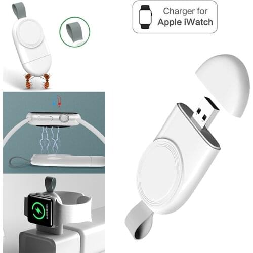 Portable Magnetic Wireless Charger for IWatch SE 6 5 4 Charging Dock Station USB Charger Cable for Apple Watch Series 5 4 3 2 1