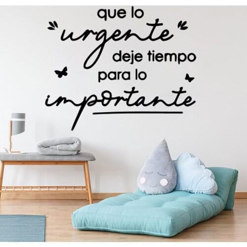 Positive Phrases Vinyl Quotes Wall Stickers Spanish Inspirational Decals Home Decoration Murals Life Dream Decals Sticker