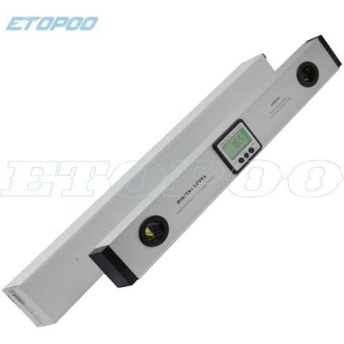 400mm/16inch Digital ProtractorN IP54 Angle Finder Meter Level Electronic 225 Degree Spirit Inclinometer Slope Tester Ruler