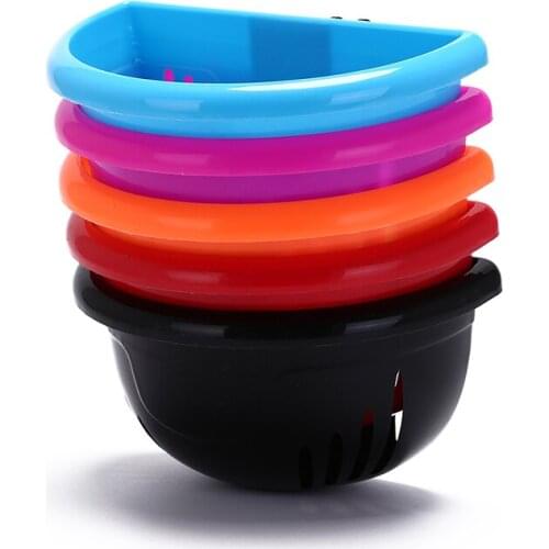 1pc Lovely Easy Installation Bicycle Bag Scooter Handle Bar Basket With Bracket Bike Accessories Black/Blue/ Orange/Red/Pink