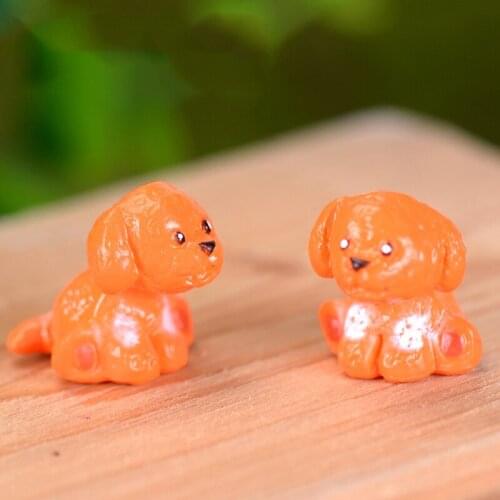 10PCS Mini Cute Dog Animal Miniature Fairy Garden Houses Craft Micro Landscaping Decor Home Decoration DIY Accessories