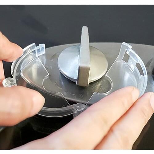 10pcs Gas Knob Stove Transparent Switch Protective Cover Gas Knob Switch Protective Cover Childrens Kitchen Safety Products